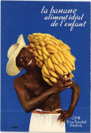 PC ADVERTISEMENT LA BANANE ALIMENT IDÉAL DE L'ENFANT BANANA (a57146) - Werbepostkarten