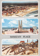 MIMIZAN PLAGE Vue Gérérale, Le Monument Les Ailes, La Grande Plage    1 (scan Recto Verso)MH2956 - Mimizan Plage