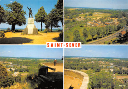 SAINT SEVER  Le Belvédère De Morlanne Statue Général Lamarque    13 (scan Recto Verso)MH2957 - Saint Sever