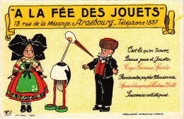 PC ADVERTISEMENT FÉE DES JOUETS STRASSBURG (a56934) - Reclame