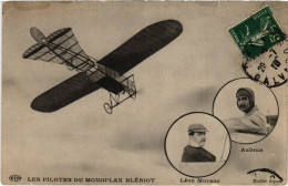 PC AVIATION PILOT AVIATOR AUBRUN ET LÉON MORANE MONOPLAN BLÉRIOT (a55087) - Piloten