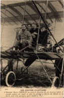 PC AVIATION PILOT AVIATOR HENRI FARMAN SUR BIPLAN (a54730) - Aviatori