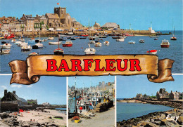 BARFLEUR  Le Port Et L'église XVIIe S - La Plage Et Le Quartier De La Masse     31  (scan Recto Verso)MH2964 - Barfleur