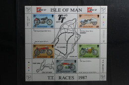 Großbritannien Isle Of Man Block 9 Mit 339-343 Postfrisch #TV912 - Andere & Zonder Classificatie