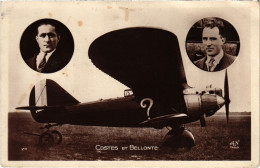 PC AVIATION PILOT AVIATOR COSTES ET BELLONTE (a54640) - Airmen, Fliers