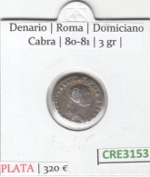 CRE3153 MONEDA ROMAMA DENARIO VER DESCRIPCION EN FOTO - Other & Unclassified