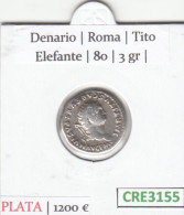 CRE3155 MONEDA ROMAMA DENARIO VER DESCRIPCION EN FOTO - Other & Unclassified