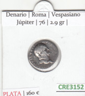 CRE3152 MONEDA ROMAMA DENARIO VER DESCRIPCION EN FOTO - Andere & Zonder Classificatie