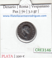 CRE3146 MONEDA ROMAMA DENARIO VER DESCRIPCION EN FOTO - Other & Unclassified