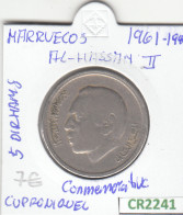 CR2241 MONEDA MARRUECOS 5 DIRHAMNS  1961 BC - Other - Africa