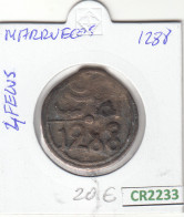 CR2233 MONEDA MARRUECOS 4 FELUS 1288 BC - Otros – Africa