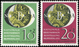 Bundesrepublik Deutschland, 1951, 141-42, Postfrisch - Sonstige & Ohne Zuordnung