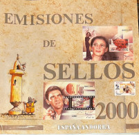 L054 ALBUM DE SELLOS ESPAÑA Y ANDORRA 2000 (INCLUYE LOS SELLOS) - Andere & Zonder Classificatie