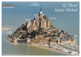 LE MONT SAINT MICHEL   Le Mont St Michel Détaillé       28 (scan Recto Verso)MH2967 - Le Mont Saint Michel