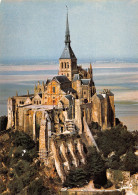 LE MONT SAINT MICHEL   Vue Aérienne De L'abbaye      35 (scan Recto Verso)MH2967 - Le Mont Saint Michel