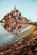 LE MONT SAINT MICHEL   Vue Générale - L'arrivée à Marée Haute    46 (scan Recto Verso)MH2967 - Le Mont Saint Michel