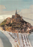 LE MONT SAINT MICHEL   Le Mont, L'arrivée  - Vus Du Ciel    48 (scan Recto Verso)MH2967 - Le Mont Saint Michel