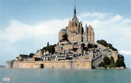 LE MONT SAINT MICHEL Vue Générale Côté Est à Marée Haute            23 (scan Recto Verso)MH2968 - Le Mont Saint Michel