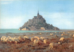 LE MONT SAINT MICHEL    Le Mont  Et Les Moutons Des Prés Salés    47 (scan Recto Verso)MH2968 - Le Mont Saint Michel