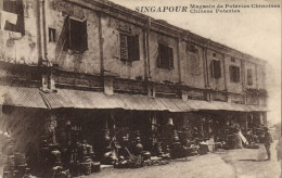 PC SINGAPORE, CHINESE POTERIES, VINTAGE POSTCARD (b53681) - Singapore