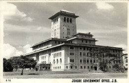 PC MALAYSIA JOHORE GOVERNMENT OFFICE, VINTAGE PHOTO POSTCARD (b53673) - Malaysia