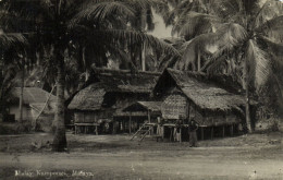 PC MALAYSIA MALAYA MALAY KAMPONGS, VINTAGE PHOTO POSTCARD (b53672) - Malaysia