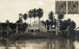 PC MALAYSIA KUALA LUMPUR MALAY MOSQUE, VINTAGE PHOTO POSTCARD (b53669) - Maleisië