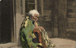 PC NEW ZEALAND HIAMOE SLEEPY OLD WOMAN TYPE, VINTAGE POSTCARD (b53640) - Nueva Zelanda