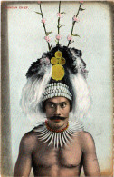 PC SAMOA, SAMOAN CHIEF, Vintage Postcard (b53613) - Samoa