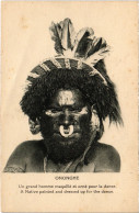 PC NEW GUINEA, ONONGHE, UN GRAND HOMME, Vintage Postcard (b53607) - Papoea-Nieuw-Guinea