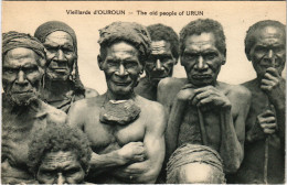 PC NEW GUINEA, VIEILLARD D'OUROUN, Vintage Postcard (b53575) - Papua Nuova Guinea