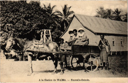 PC NEW GUINEA, A LA STATION DE WAIMA, Vintage Postcard (b53552) - Papua Nuova Guinea