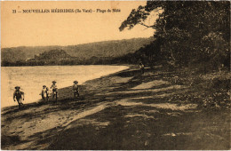 PC NEW HEBRIDES, PLAGE DE MÉLÉ, Vintage Postcard (b53545) - Vanuatu