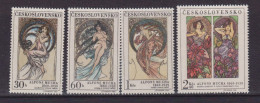 CZECHOSLOVAKIA  - 1969 Woman And Art Set Never Hinged Mint - Unused Stamps