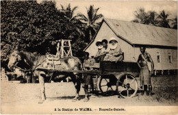 PC NEW GUINEA, A LA STATON DE WAIMA, Vintage Postcard (b53528) - Papouasie-Nouvelle-Guinée