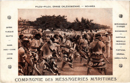 PC NEW CALEDONIA, DANSE CALEDONIENNE, PILOU-PILOU, Vintage Postcard (b53521) - Nouvelle Calédonie