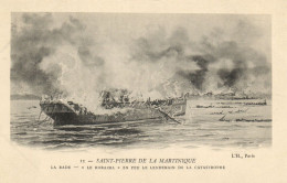 PC MARTINIQUE CARIBBEAN SAINT-PIERRE DISASTER, VINTAGE POSTCARD (b53480) - Autres & Non Classés