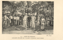 PC MARTINIQUE CARIBBEAN FORT-DE-FRANCE DISASTER, VINTAGE POSTCARD (b53479) - Fort De France