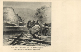 PC MARTINIQUE CARIBBEAN SAINT-PIERRE DISASTER, VINTAGE POSTCARD (b53475) - Other & Unclassified