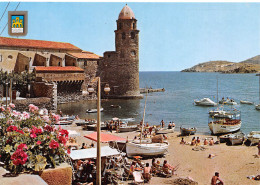 COLLIOURE   Vue Sur L'église St Vincent - Le Port         6 (scan Recto Verso)MH2973 - Collioure