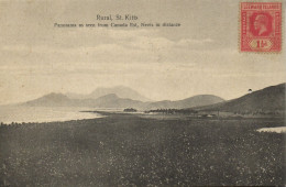 PC SAINT KITTS CARIBBEAN RURAL PANORAMA AS SEEN FROM CANADA EST (b53449) - Britse Maagdeneilanden