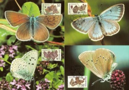 CM 326-9 Czech Republic/WWF Protected Butterfly 2002 - Mariposas