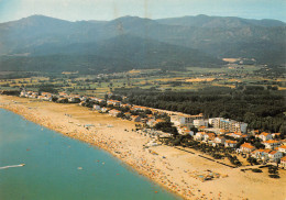 ARGELES PLAGE  Vue Aérienne Sur L'ensemble De La Plage Et De La Station.         28 (scan Recto Verso)MH2973 - Argeles Sur Mer