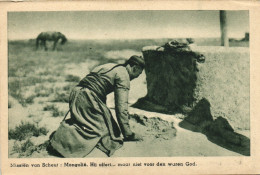 PC CPA MONGOLIA CHINA PRAYING MAN TYPE SCHEUT MISSION, VINTAGE POSTCARD (b53400) - China