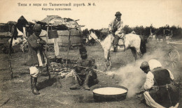 PC CPA CHINA RUSSIA COOKING PEOPLE TYPES, VINTAGE POSTCARD (b53402) - Cina