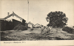 PC CPA CHINA RUSSIA MANCHURIA VILLAGE SCENE CHILDREN, VINTAGE POSTCARD (b53382) - China