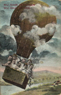 PC CPA MULTIPLE BABIES CHILDREN FANTASY BALLOON AVIATION VINTAGE PC. (b53332) - Other & Unclassified