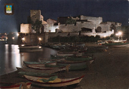 COLLIOURE  Vue Nocturne Sur Le Château Des Templiers    23 (scan Recto Verso)MH2975 - Collioure