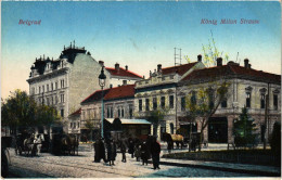 PC SERBIA BEOGRAD BELGRADE STREET SCENE (a57458) - Serbia