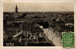 PC SERBIA VRSAC PANORAMA REAL PHOTO POSTCARD (a57435) - Serbie